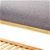 Sherwood Foldable Bamboo Cushioned Bench Shoe Storage 2-Tier