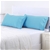 Dreamaker 250TC Plain Dyed Standard Pillowcases - Twin Pack - Aqua