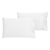 Dreamaker 500 TC Cotton Sateen Standard Pillowcase Twin Pack - White