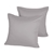 Dreamaker Cotton Sateen 1000TC euro pillowcase Twin Pack Platinum
