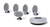 Jamo A210PDD Home Theatre Speaker Package (Silver)