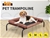 PaWz Heavy Duty Pet Bed Bolster Trampoline Dog Puppy Cat Hammock Mesh XL