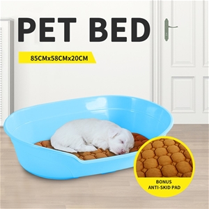 Large 85cm Plastic Pet Bed w/ Ventilatio