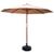 Instahut Outdoor Umbrella Pole Umbrellas 3M W/ Base Garden Stand Deck Beige