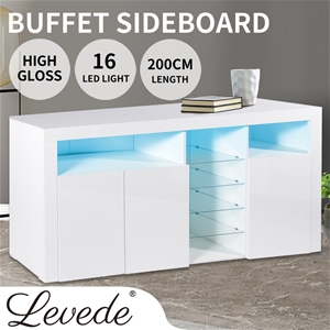 Levede Buffet Sideboard Storage Modern H