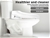 Electric Bidet Toilet Seat Cover Antibacterial Function LED Night Light