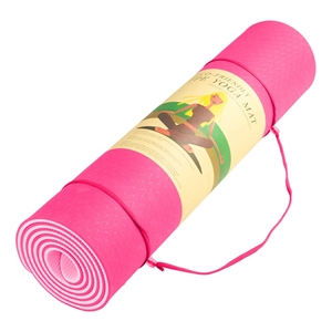 TPE Yoga Mat 183*61*0.8cm Pink