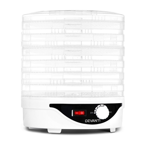 Food Dehydrator With 7 Trays - White