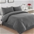 Dreamaker Premium Hazel Quilted Sandwashed Quilt Cover Set Super King Bed