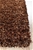 Medium Dark Brown Handmade Silky Finish Shag Rug - 225X155cm