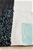 XL Blue Handmade Wool & Cotton Geometric Flatwoven Rug - 320X230cm