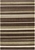 Medium Brown Digital Print Super Soft Striped Rug - 220X150cm