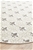 Round Silver Hand Braided Cotton Fleur-de-lis Flat Woven Rug - 150X150cm