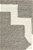 XL Grey Handmade Wool Trellis Flatwoven Rug - 320X230cm