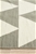 Medium Grey Handmade Wool Arrows Flatwoven Rug - 225X155cm