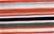 Small Red Striped Handmade Wool Rug - 225X155cm