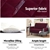 Artiss Sofa Cover Quilted Couch Lounge Protector Slip2 Seater Burgundy
