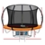 Everfit 8FT Trampoline Round Kids Enclosure Safety Net Pad Outdoor Orange