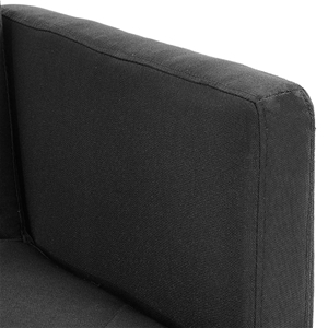 Sarantino 3-Seater Faux Linen Sofa Bed C