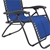 Zero Gravity Reclining Deck Chair - Blue