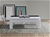 Coffee Table High Gloss Finish Lift Up Top MDF Black & White with Storage