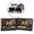 Laser Portable Dvd Player Dual 9" Screen In Car W/ Headrest Mount Holder