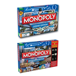 2PK Monopoly Board Game Sydney & Melbour