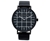 Christian Paul Men's 43mm The Strand Grid Leather Watch - Black