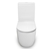 690*370*830mm Bathroom Rimless Back To Wall White Ceramic Toilet Suite