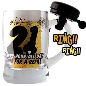 21st Birthday Happy Hour Drinking Mug w/