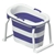 1030x650mm Eco-friendly Foldable Adult Baby TPE Bathtub Oval Water Tub