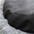 Plush Donut Faux Fur Calming Pet Nest - Grey - M