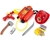 KLEIN Fire Fighter Henry 7pc Toy Fireman Set. Featuring Real Water Spraying