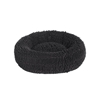 Charlie’s Pet Calming Chenille Push Round Pet Bed - Charcoal - Small