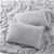 Natural Home Classic Pinstripe Linen Quilt Cover Set King Bed White/Navy