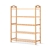 5 Tiers Layers Bamboo Shoe Rack Organizer Storage Shelf Stand