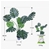 Faux Artificial Home Decor Potted Monstera Plant Indoor Fake Plant 90CM