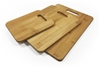 3pcs Set Bamboo Chopping Board Kitchen Serving Cutting Wooden BPA FREE