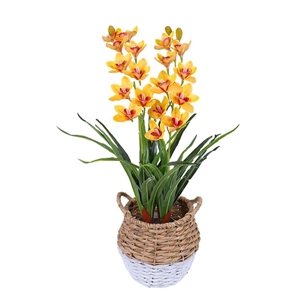 90cm Faux Artificial Orchid Plant Pot w/