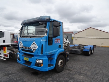 2014 Iveco 225E28 Cab Chassis Truck