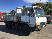 Unreserved 1988 Mitsubishi 4x2 End & Side Tipper Truck
