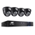 ULtech CCTV Security Camera Home System DVR 1080P IP Long Range 4 Dome