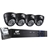 ULtech CCTV Camera Security System Home 8CH DVR 1080P 4 Dome 1TB Hard Drive