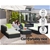 Gardeon 9 Piece Outdoor Furniture Set Wicker Sofa Lounge