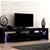 Artiss 189cm RGB LED TV Stand Gloss Drawers Tempered Glass Shelf Black