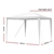 Instahut 3x3m Gazebo Tent Party Wedding Event Marquee Canopy Camping White