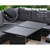 Outdoor Sofa Set Patio Furniture Lounge Setting Chair Table Wicker Black
