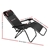Gardeon Zero Gravity Chairs 2PC Reclining Outdoor Furniture Sun Lounge Blk