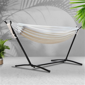 Gardeon Hammock With Stand Cotton Rope L