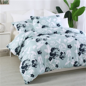 Dreamaker Printed Quilt Cover Set Whispe